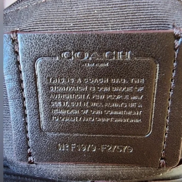 Coach Dark Brown Leather Handbag - Picture 5 of 12